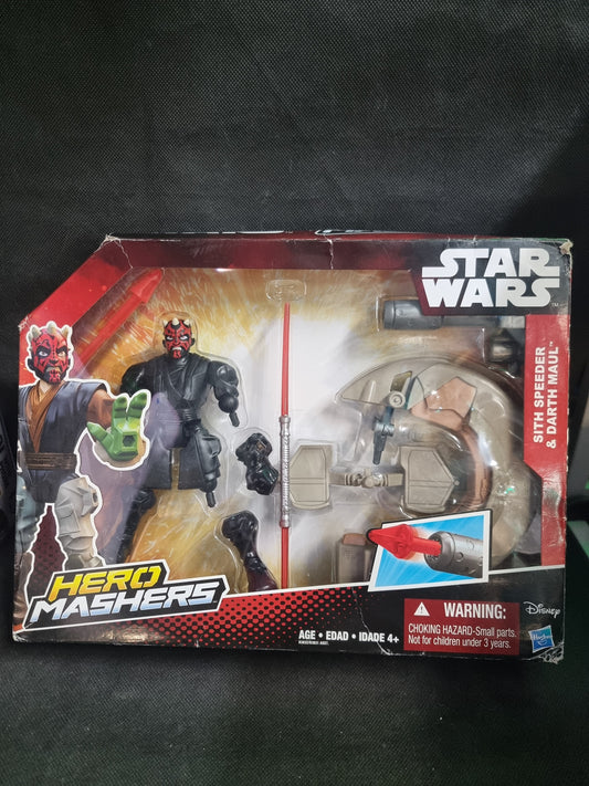 Star Wars Sith speeder & Darth Maul Hero Masher Action Figure Captain Comics and Collectables Pty Ltd