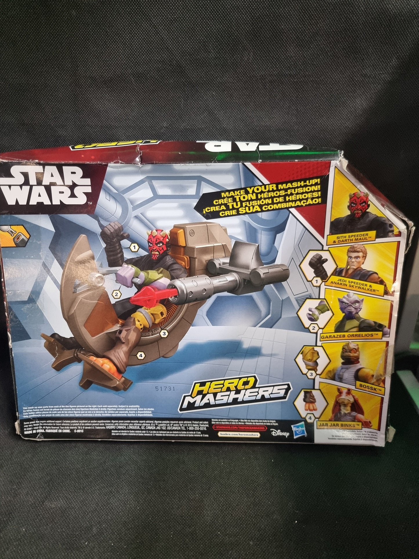 Star Wars Sith speeder & Darth Maul Hero Masher Action Figure Captain Comics and Collectables Pty Ltd