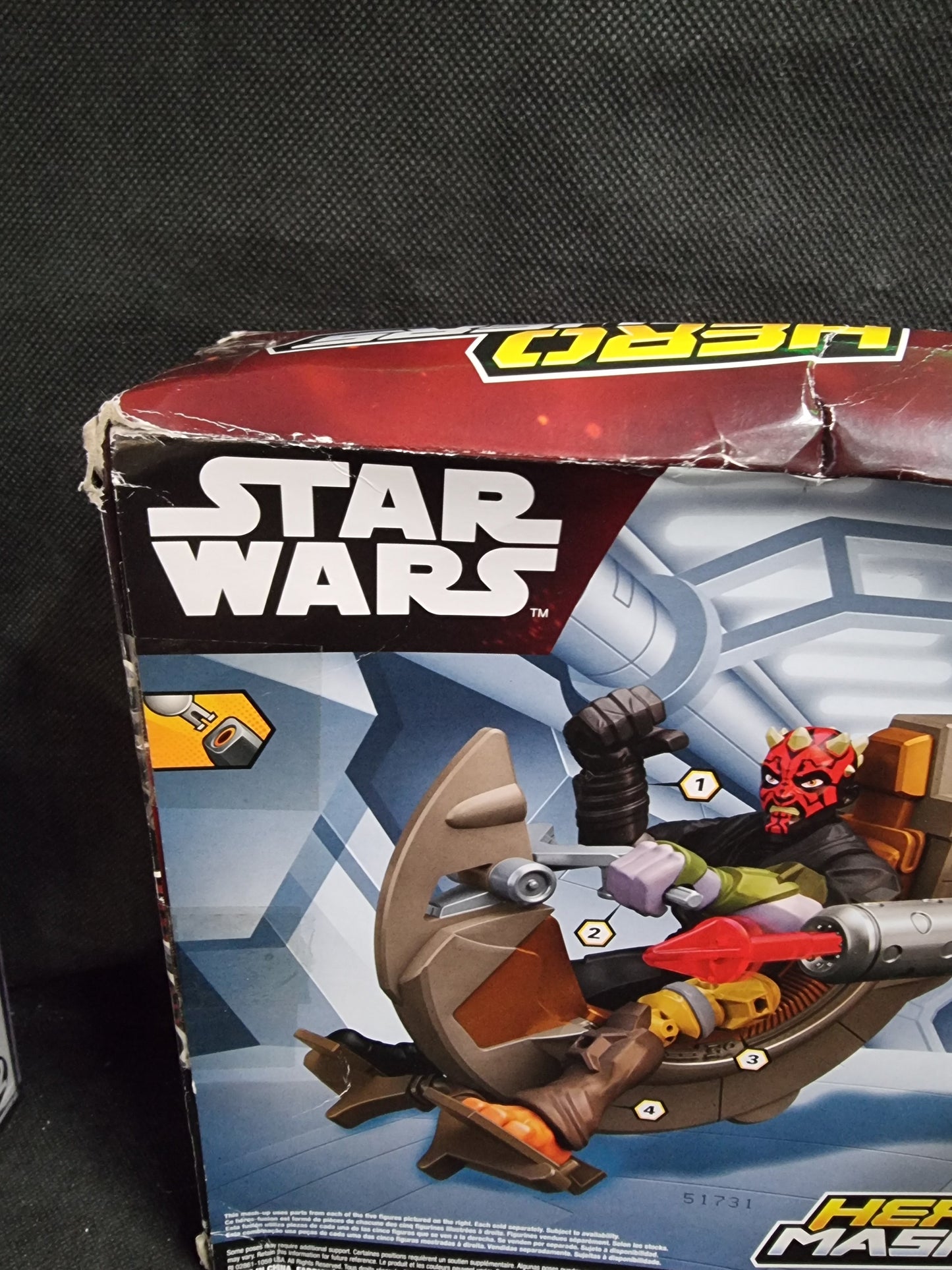 Star Wars Sith speeder & Darth Maul Hero Masher Action Figure Captain Comics and Collectables Pty Ltd