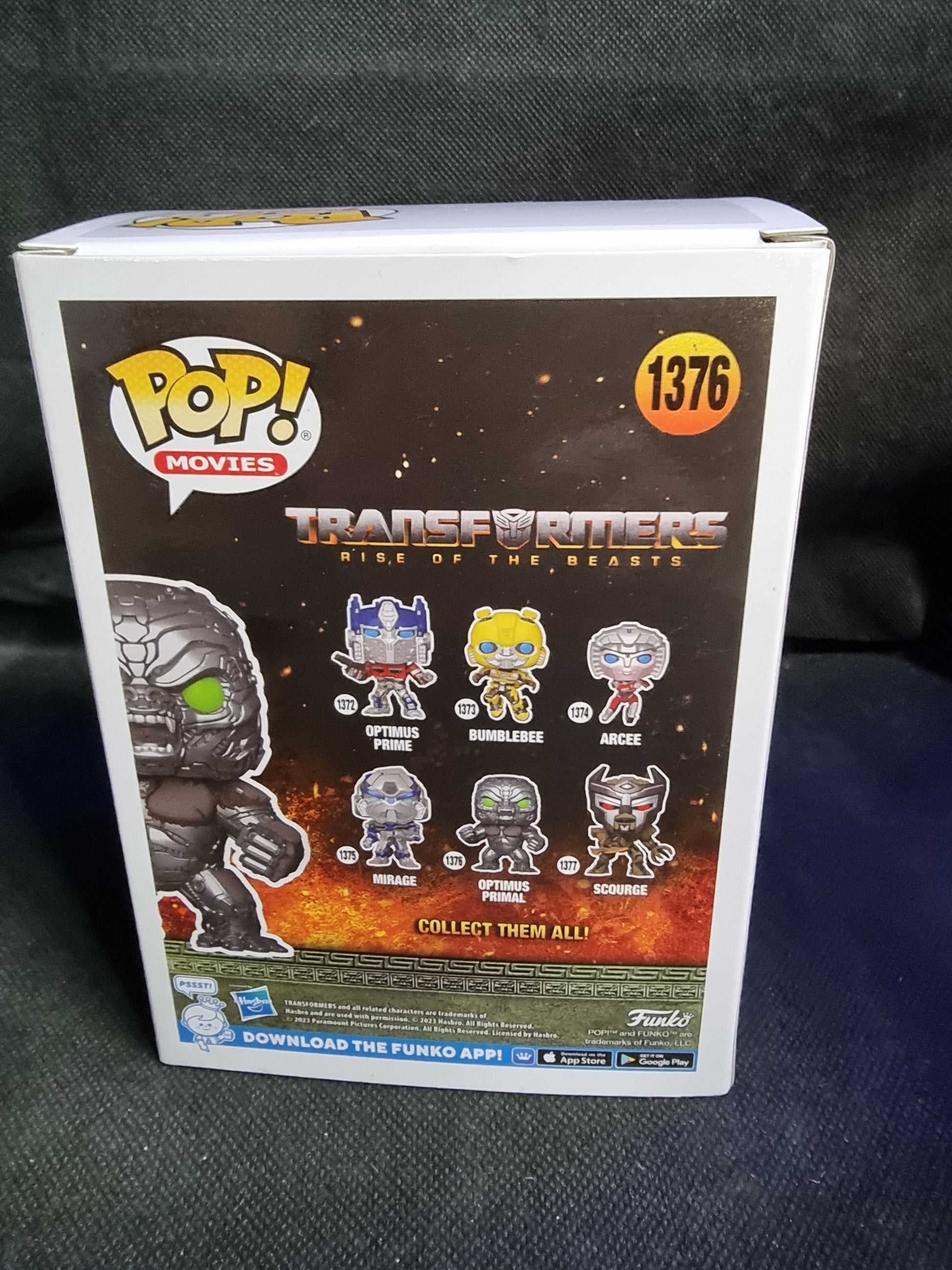 Funko Pop Transformers Rise of The Beast Optimus Primal #1376 Captain Comics and Collectables Pty Ltd