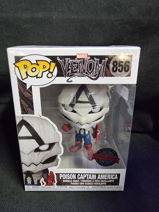 Funko Pop Marvel Poison Captain America #856 Captain Comics and Collectables Pty Ltd