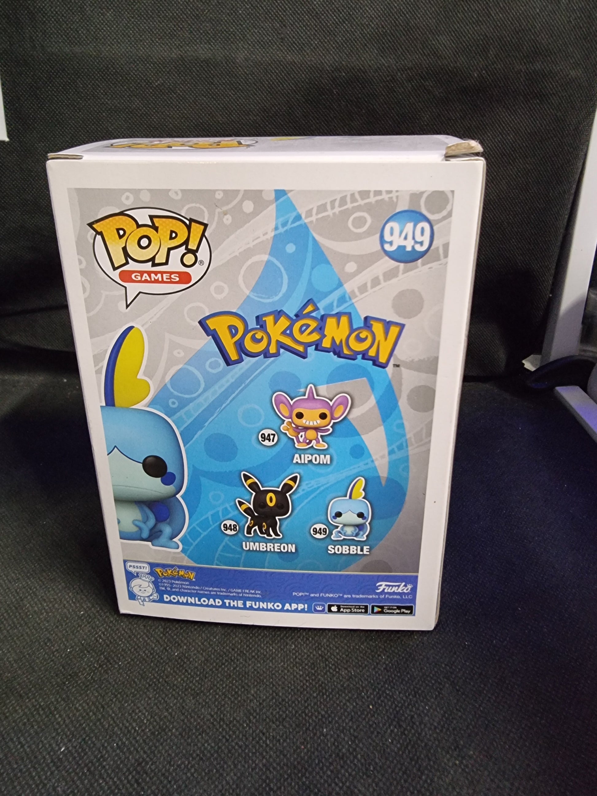 Funko Pop Pokemon Sobble #949 Captain Comics and Collectables Pty Ltd