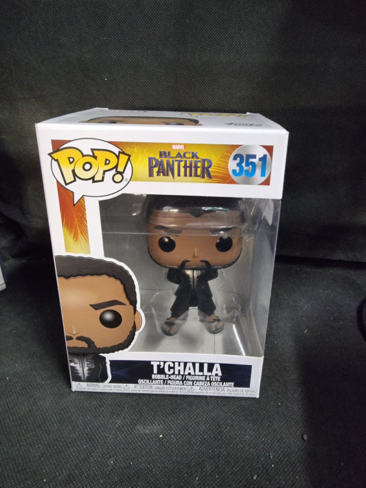 Funko Pop Marvel Black Panther T'Challa #351 Captain Comics and Collectables Pty Ltd
