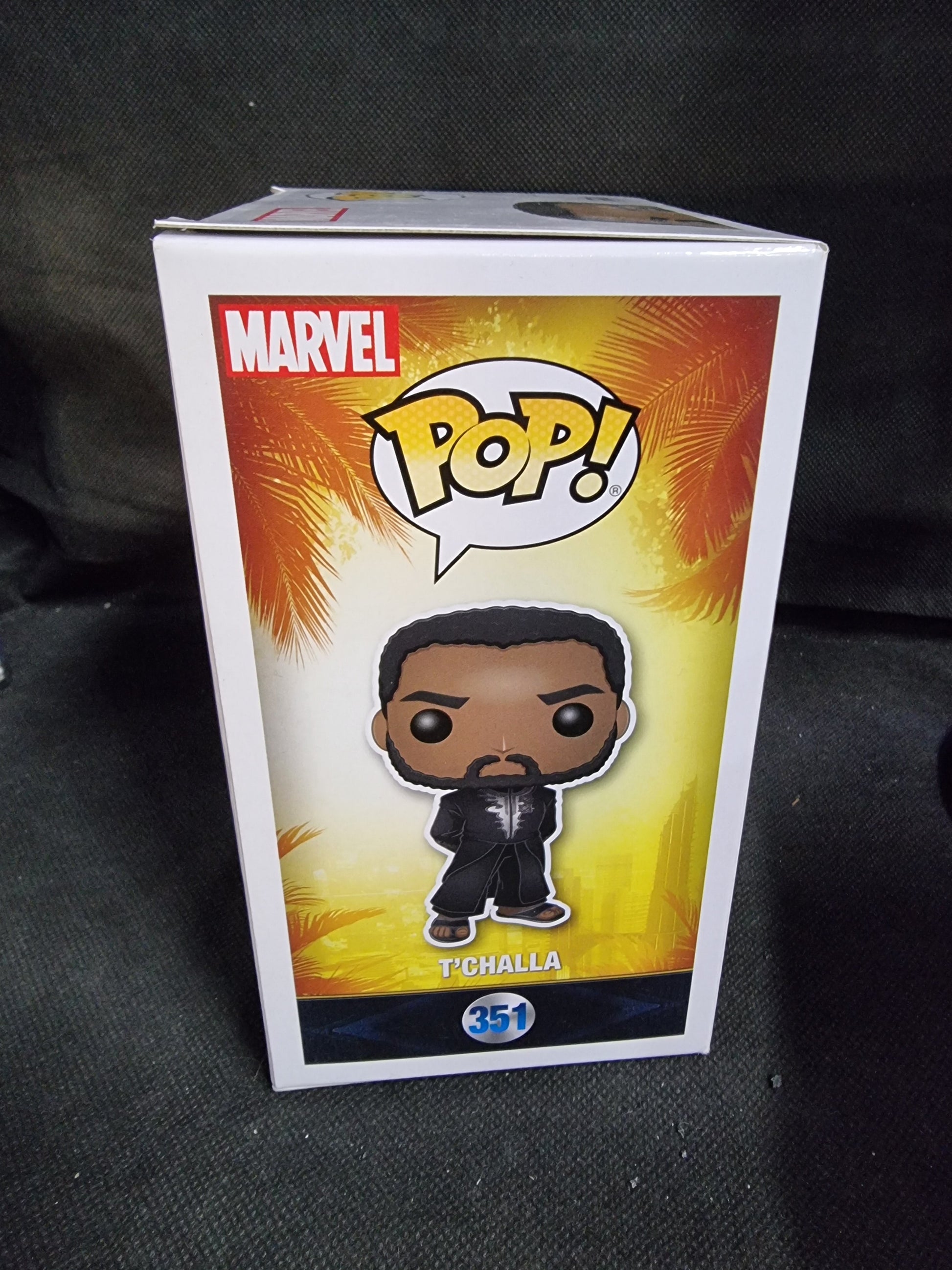 Funko Pop Marvel Black Panther T'Challa #351 Captain Comics and Collectables Pty Ltd