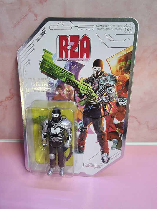 Rza Super 7  ReAction Action Figure Wu Tang Clan Bobby Digital Ghostface Killah Captain Comics and Collectables Pty Ltd