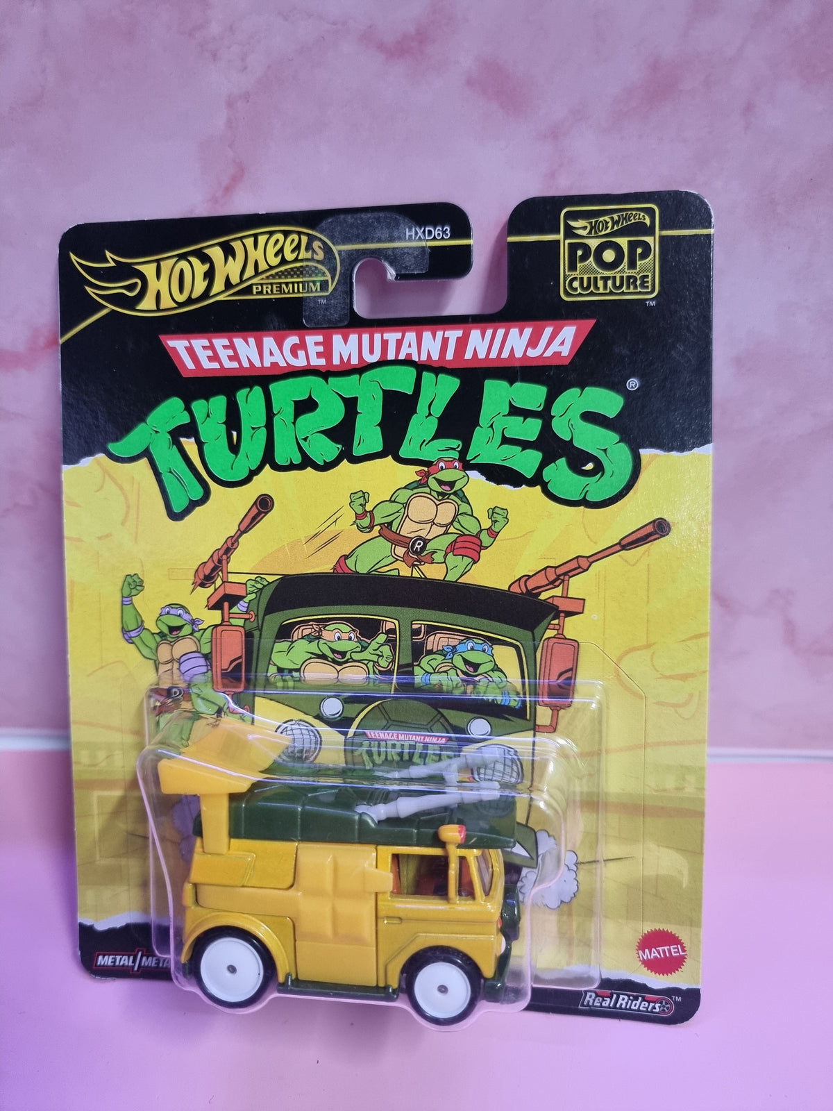 Hot Wheels Premium Pop Culture Teenage Ninja Mutant Turtles Wagon Diecast Captain Comics and Collectables Pty Ltd