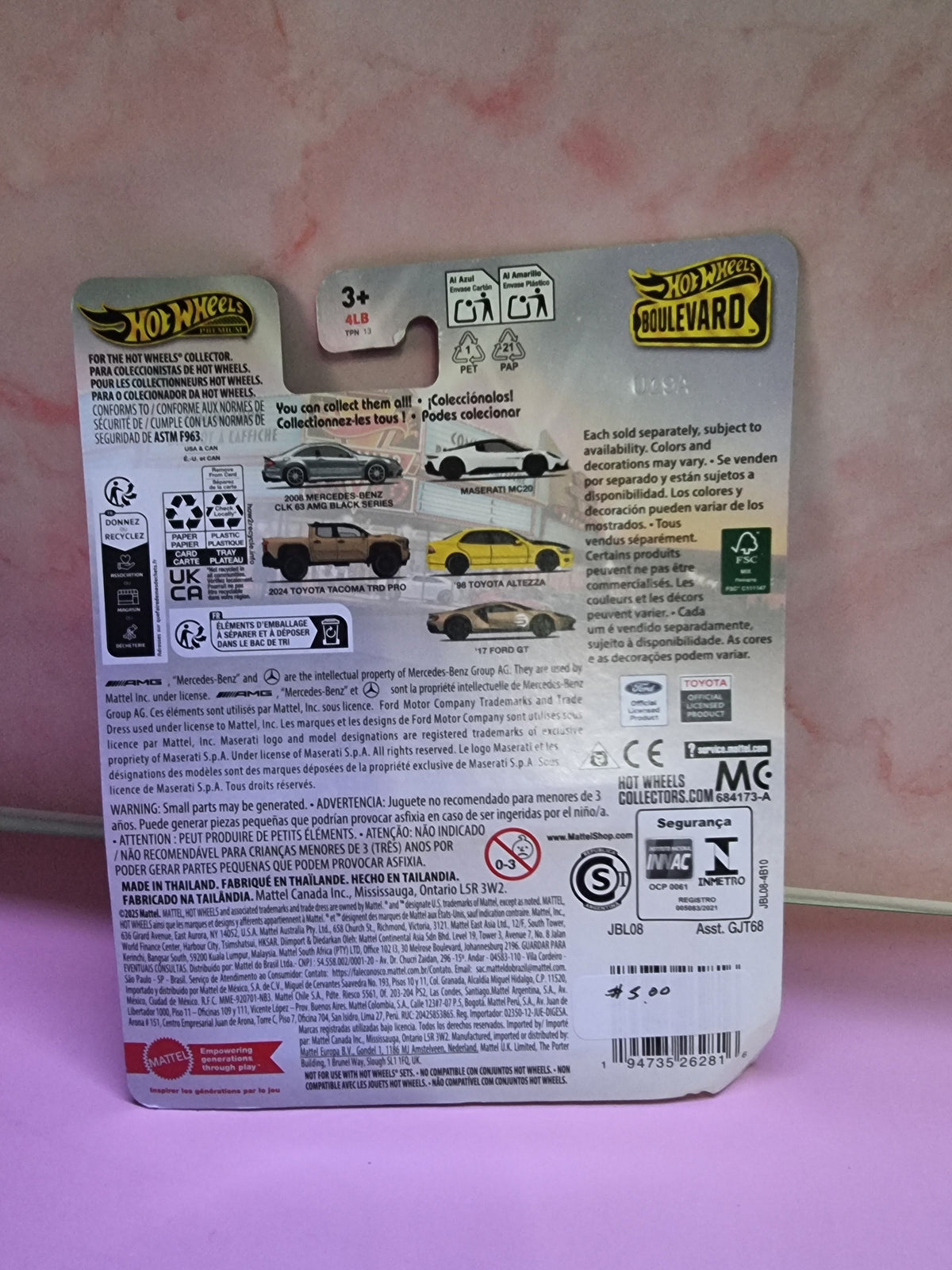 Hot Wheels Premium Boulevard ' 2024 Toyota Tacoma Trd Pro Captain Comics and Collectables Pty Ltd