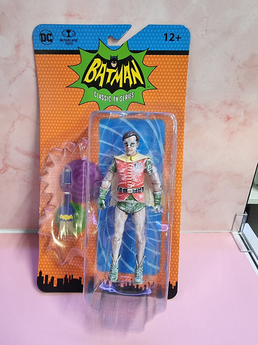 McFarlane DC RETRO 6IN WV10 - BATMAN 66 - WAX ROBIN Captain Comics and Collectables Pty Ltd