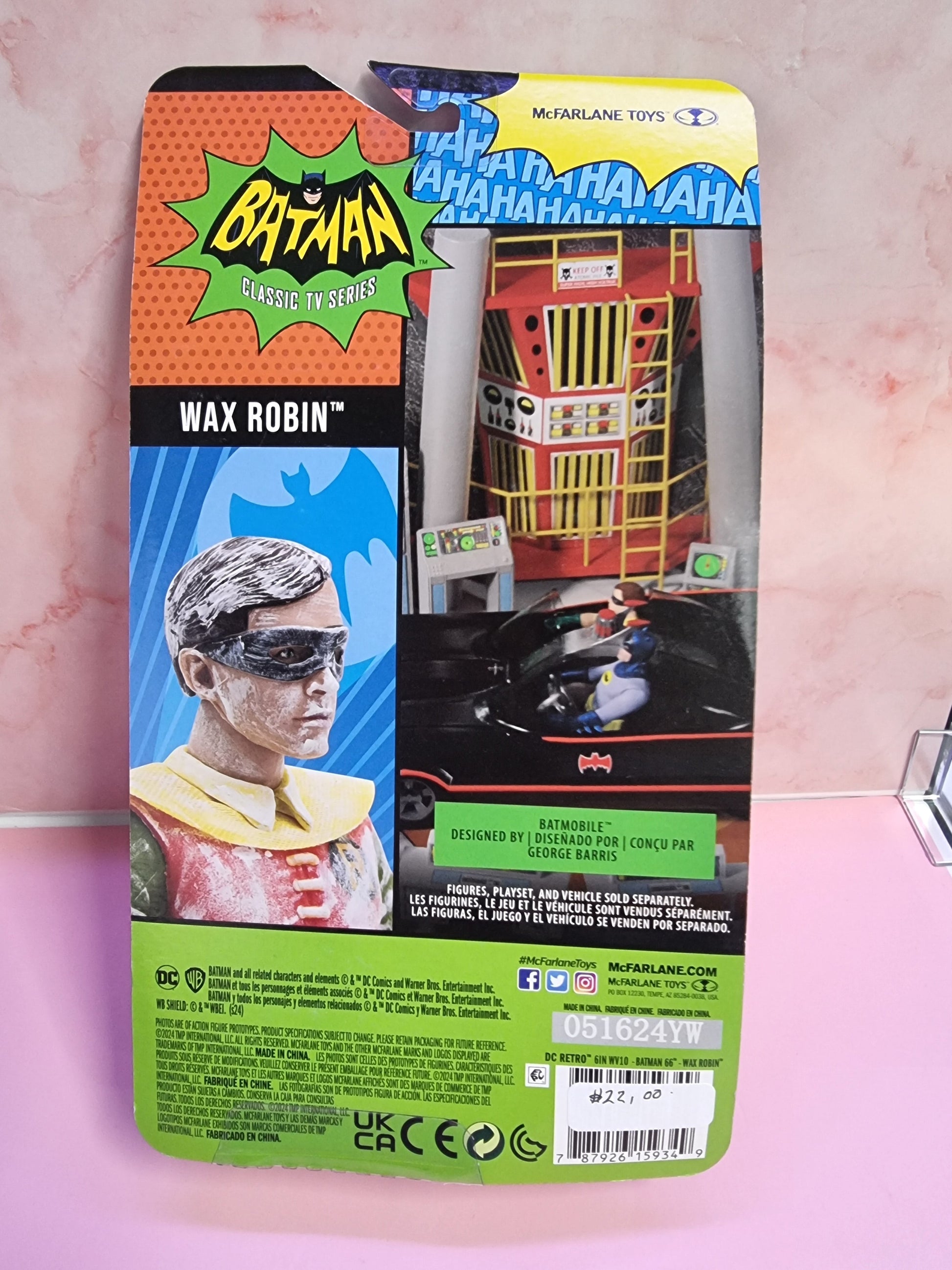 McFarlane DC RETRO 6IN WV10 - BATMAN 66 - WAX ROBIN Captain Comics and Collectables Pty Ltd