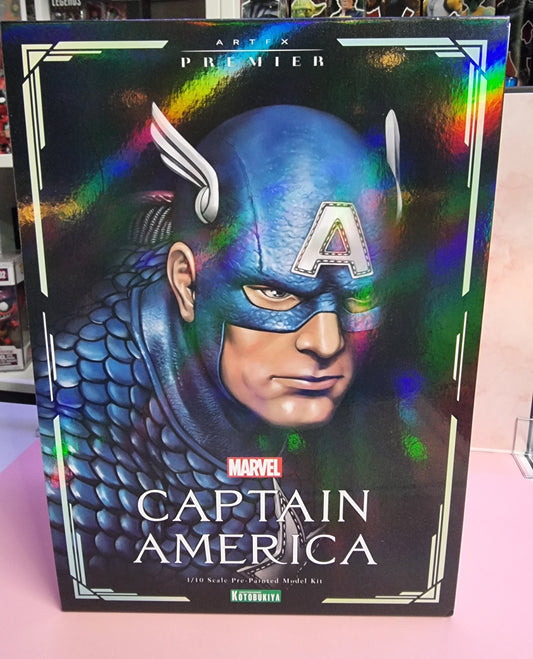 Marvel Captain America 1/10 Scale Model Kit Premier ArtFX Kotobukiya Captain Comics and Collectables Pty Ltd