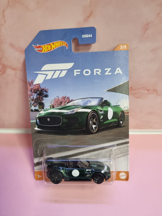 2023 Hot Wheels Forza Set 3/5 cars '15 JAGUAR F-TYPE PROJECT 7 Captain Comics and Collectables Pty Ltd