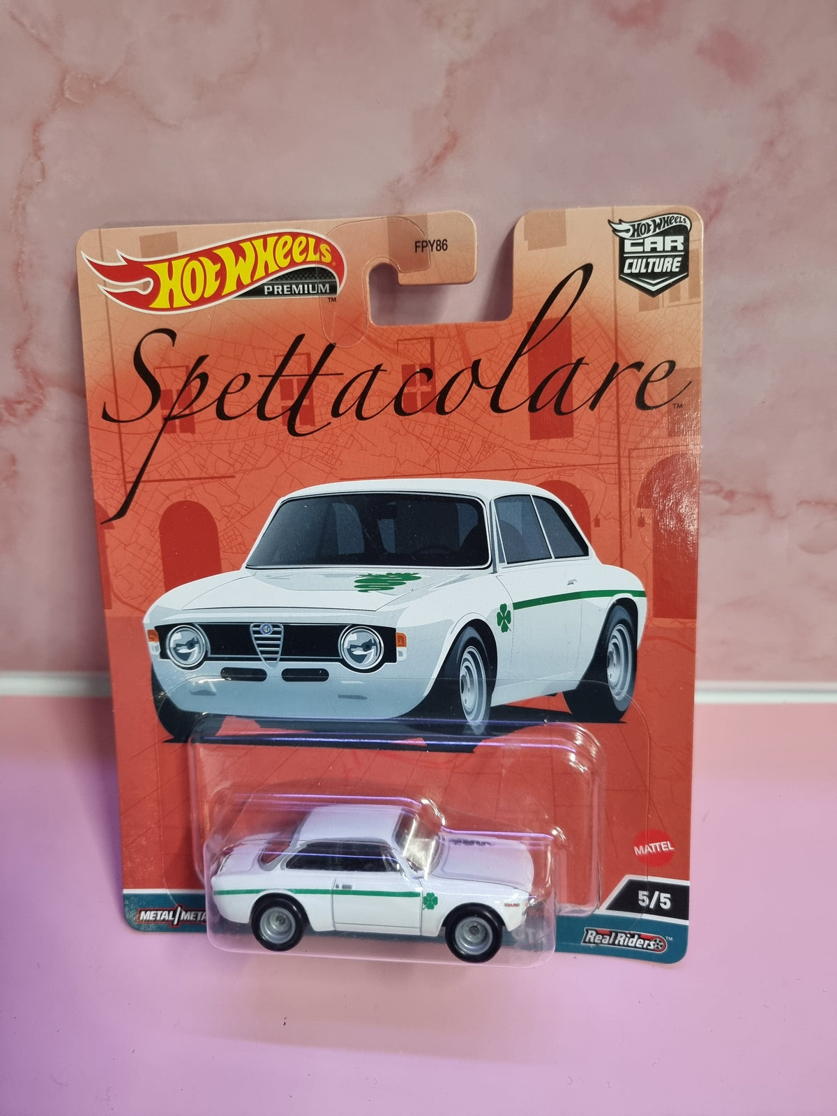 Hot Wheels Car Culture Spettacolare - Alfa Romeo Giulia Sprint Captain Comics and Collectables Pty Ltd