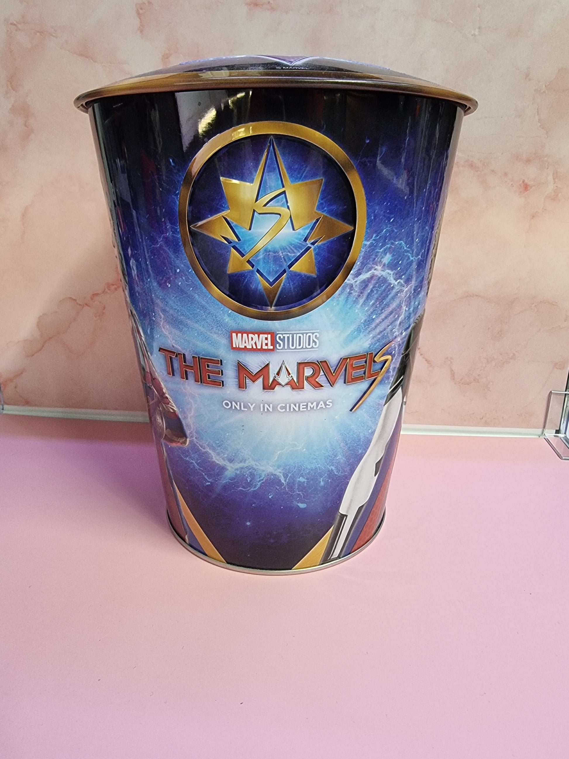 Popcorn Bucket The Marvels Movie Cinemas Theatres Captain Comics and Collectables Pty Ltd