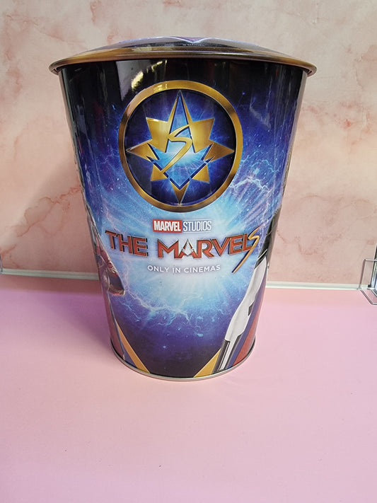 Popcorn Bucket The Marvels Movie Cinemas Theatres Captain Comics and Collectables Pty Ltd