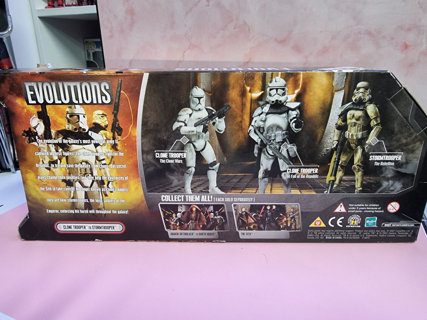 STAR WARS EVOLUTIONS CLONE TROOPER TO STORMTROOPER 30TH ANNIVERSARY 3-PK BOX SET Captain Comics and Collectables Pty Ltd