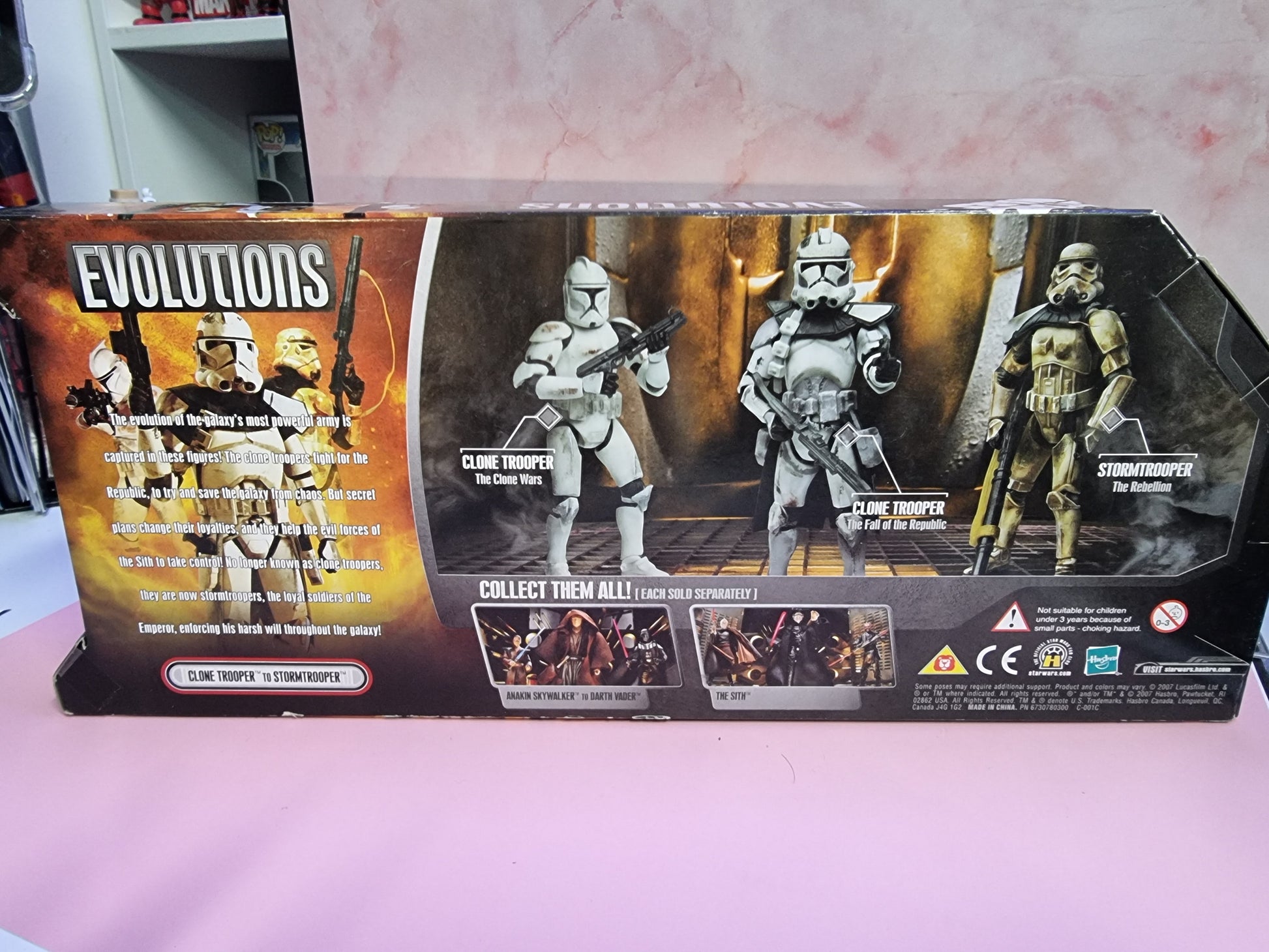 STAR WARS EVOLUTIONS CLONE TROOPER TO STORMTROOPER 30TH ANNIVERSARY 3-PK BOX SET Captain Comics and Collectables Pty Ltd