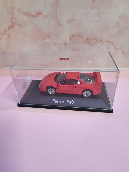 1:43 HERPA FERRARI F40 RED Captain Comics and Collectables Pty Ltd