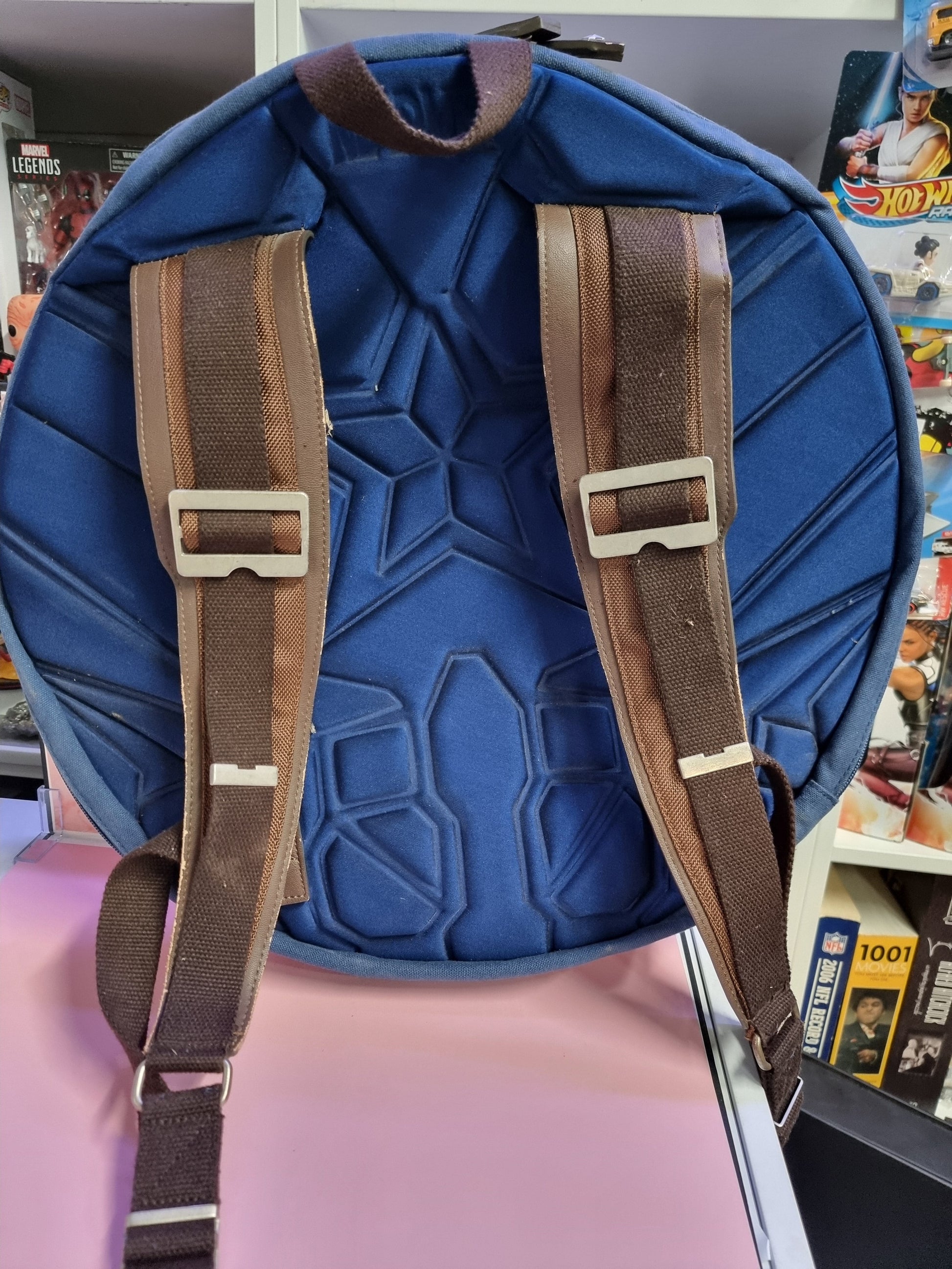 THINKGEEK MARVEL CAPTAIN AMERICA SHIELD BACKPACK Captain Comics and Collectables Pty Ltd