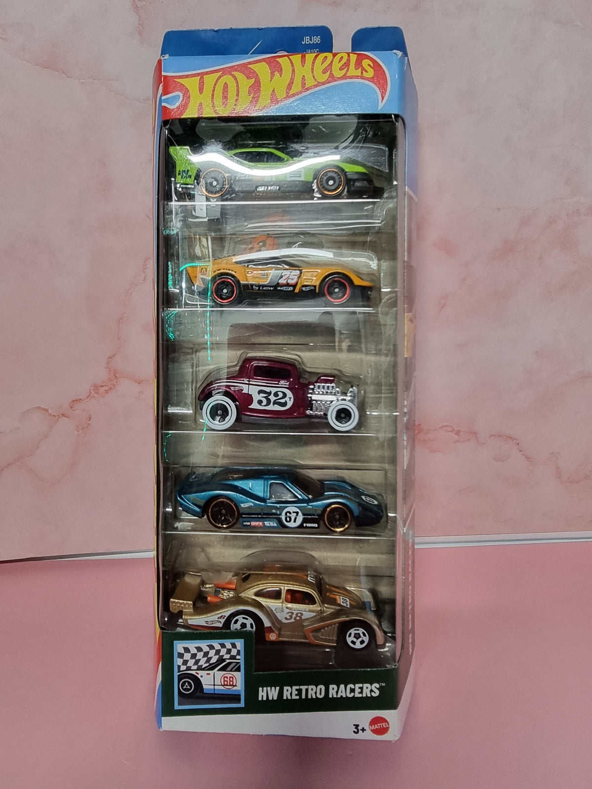 Hot Wheels Retro Racers 5-Pack Captain Comics and Collectables Pty Ltd