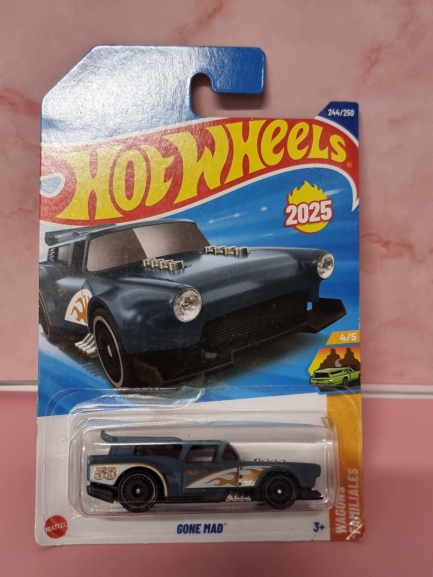 HOTWHEELS GONE MAD Wagons  Dark Gray 4/5  244/250 Captain Comics and Collectables Pty Ltd