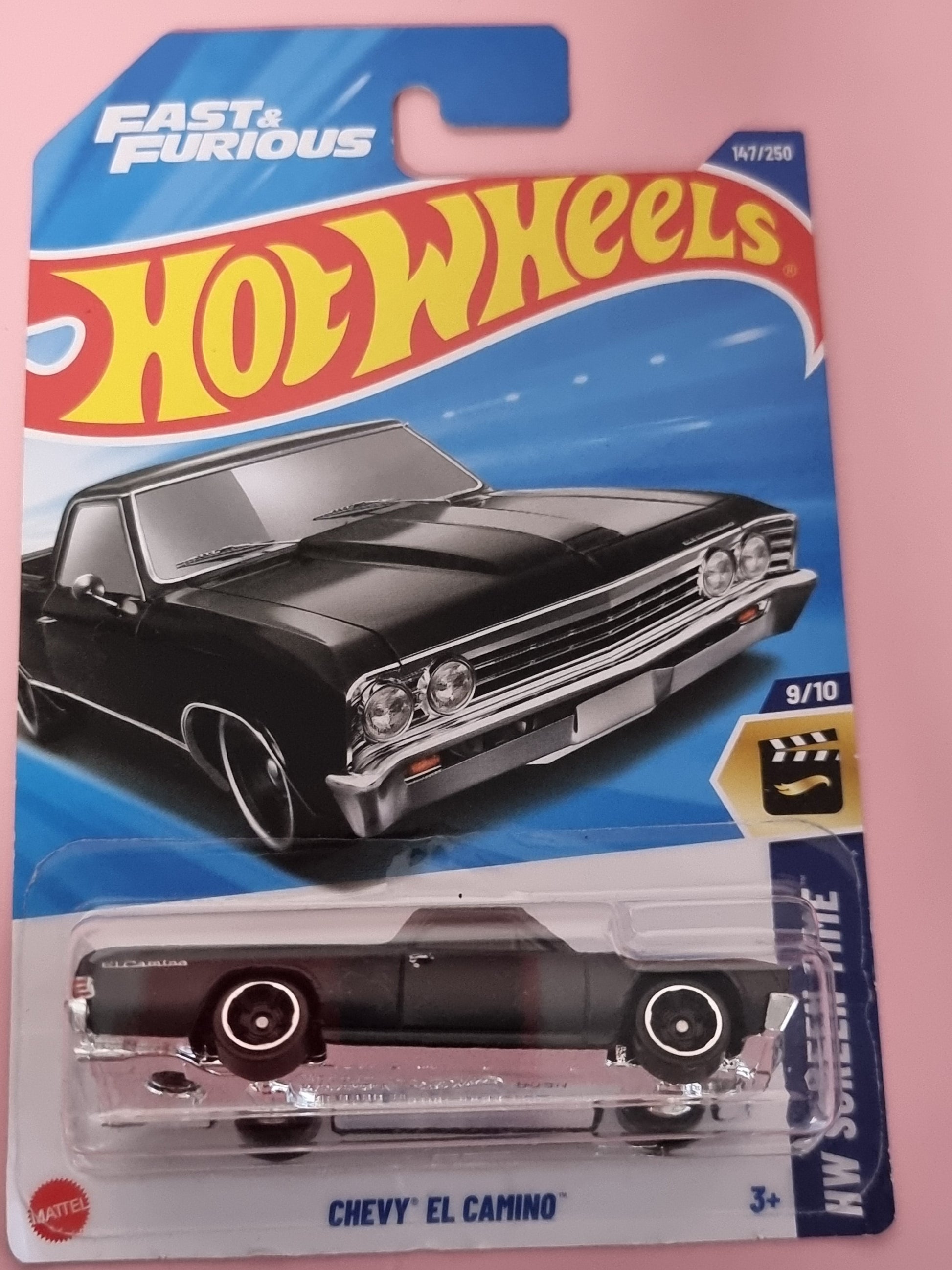 HOT WHEELS 2025 CHEVY EL CAMINO " FAST & FURIOUS", MATT BLACK Captain Comics and Collectables Pty Ltd