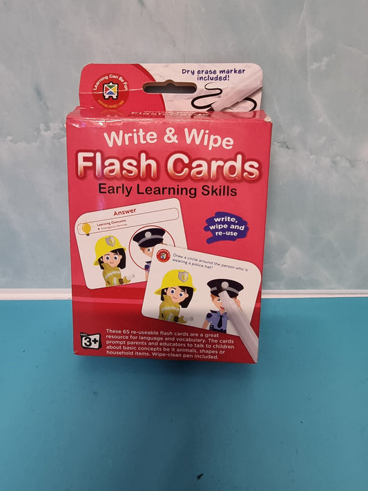 Write & Wipe Flash Cards  Early Learning Skills Captain Comics and Collectables Pty Ltd