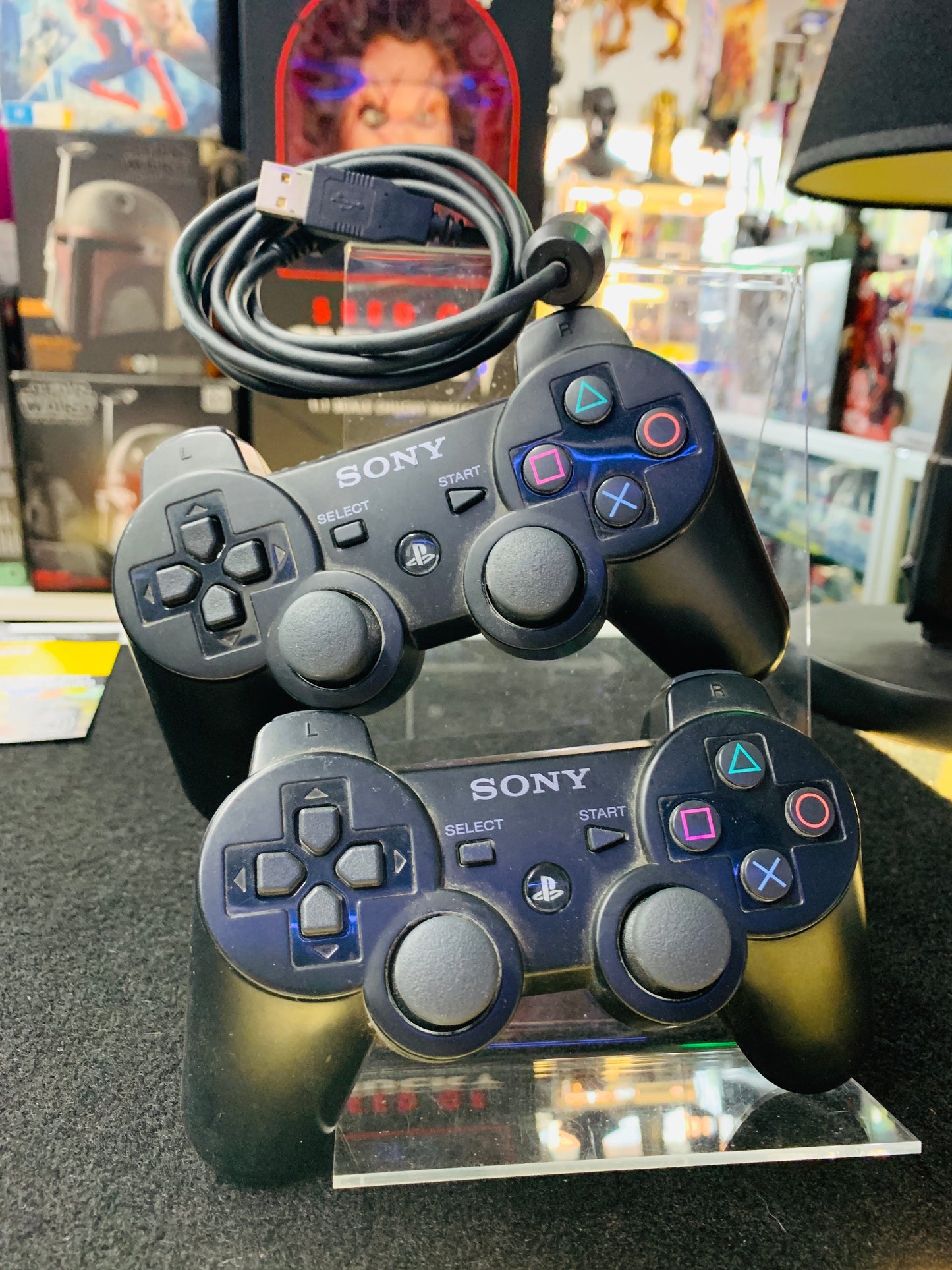 PS3 cordless controller times X2