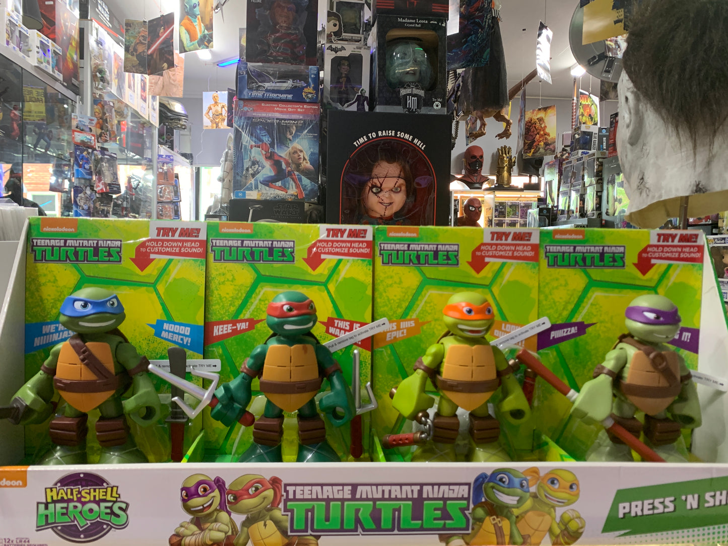 Teenage mutant ninja turtles press n shout