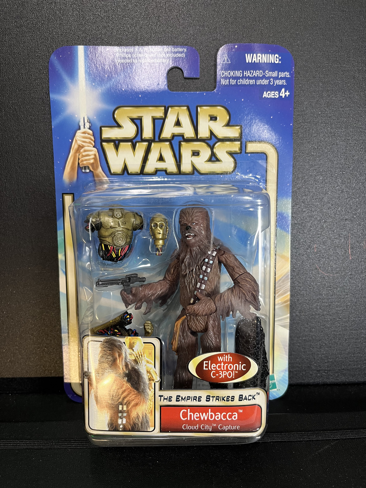 Chewbacca Cloud City Capture Star Wars AOTC Carded 3.75 Action Figure