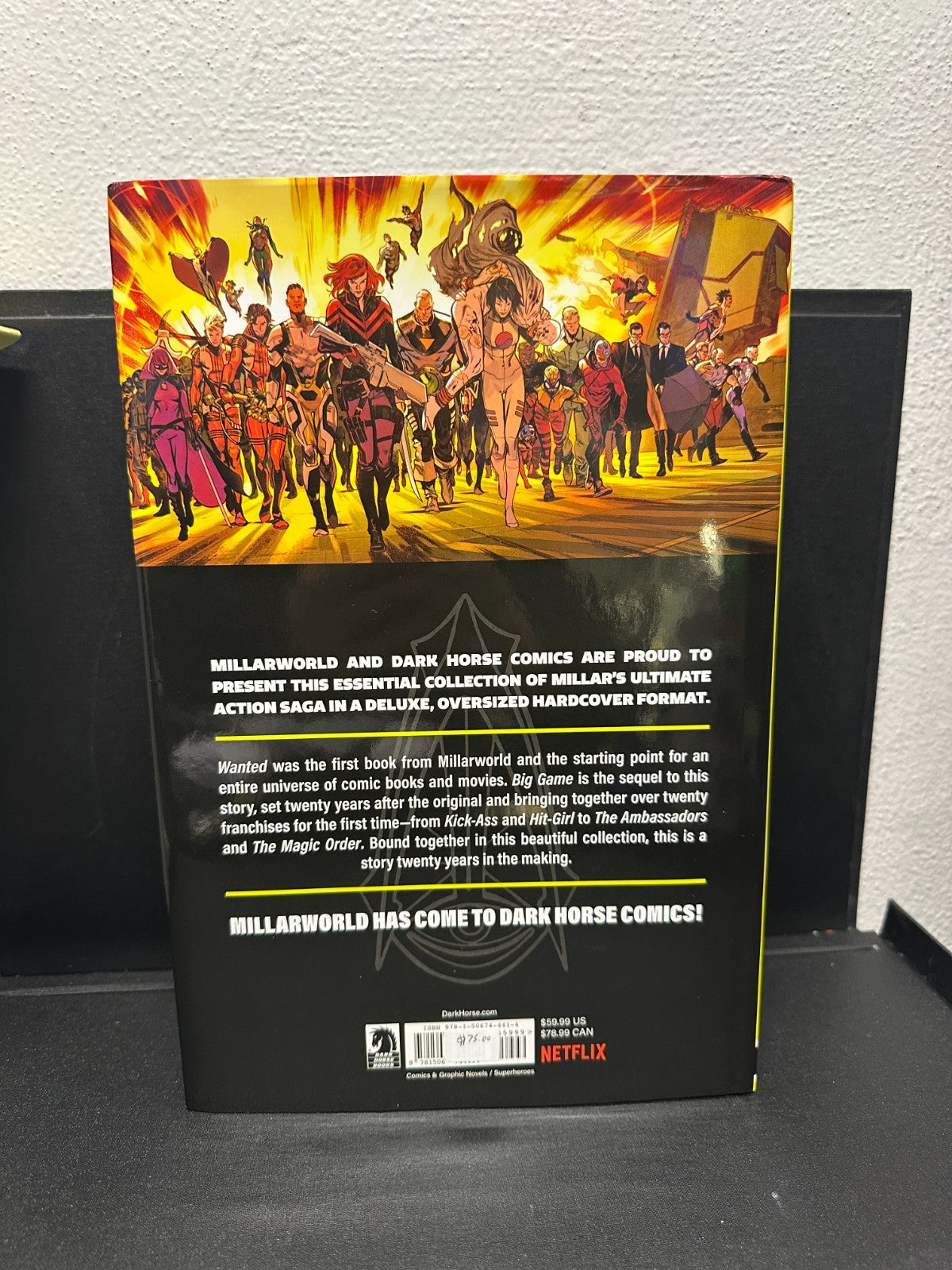 Dark Horse Comics Wanted & Big Game Library Edition Mark Millar Hardcover Book