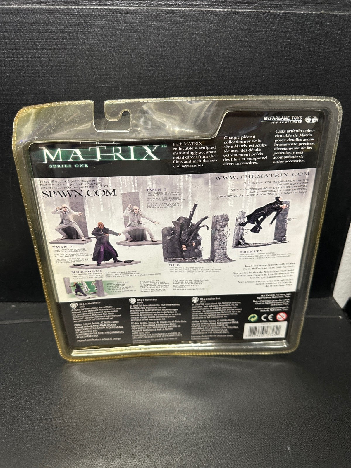 The Matrix McFarlane Toys Series Two Twin 2 Action Figure Damaged Package