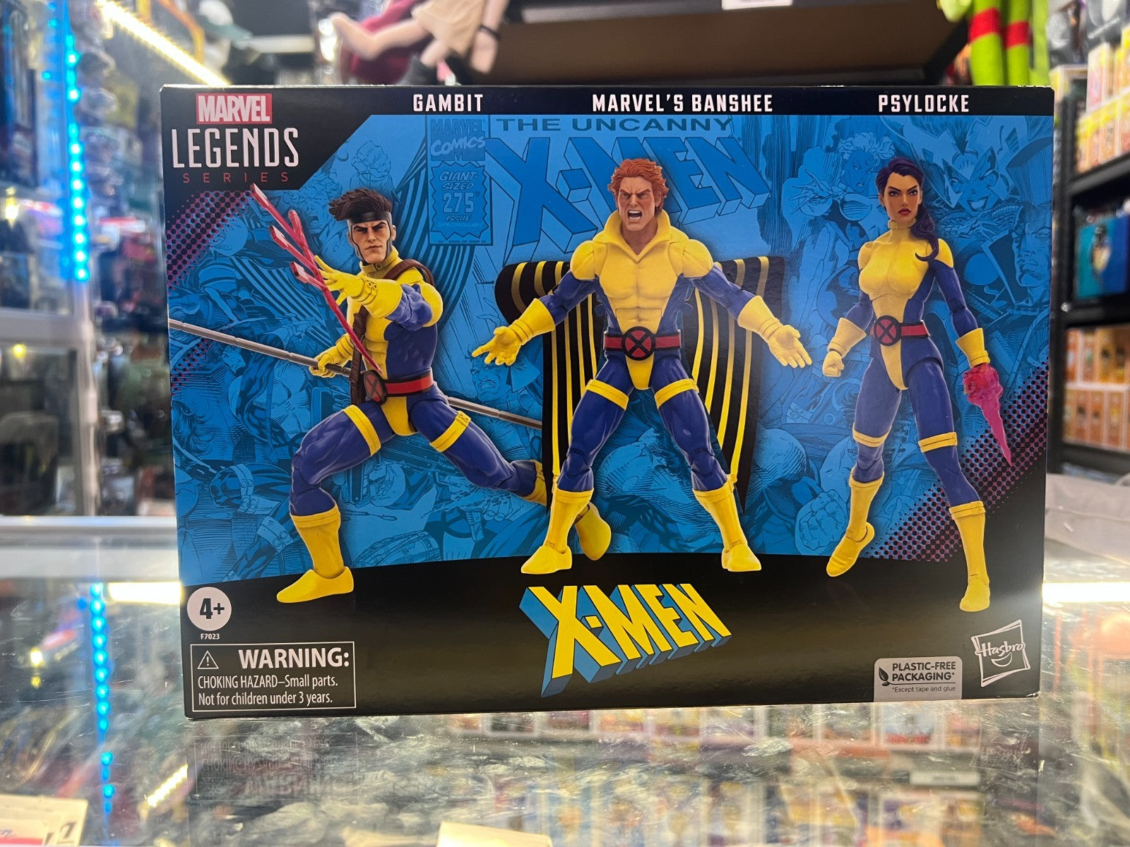 Marvel Legends X-Men 60th Anniversary Figure 3 Pack Banshee Gambit Psylocke Set