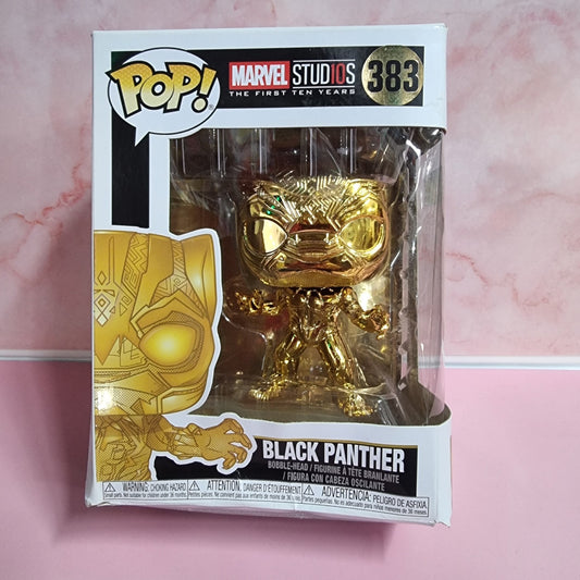 Funko Pop Marvel Studios First Ten Years, Gold Black Panther, #383
