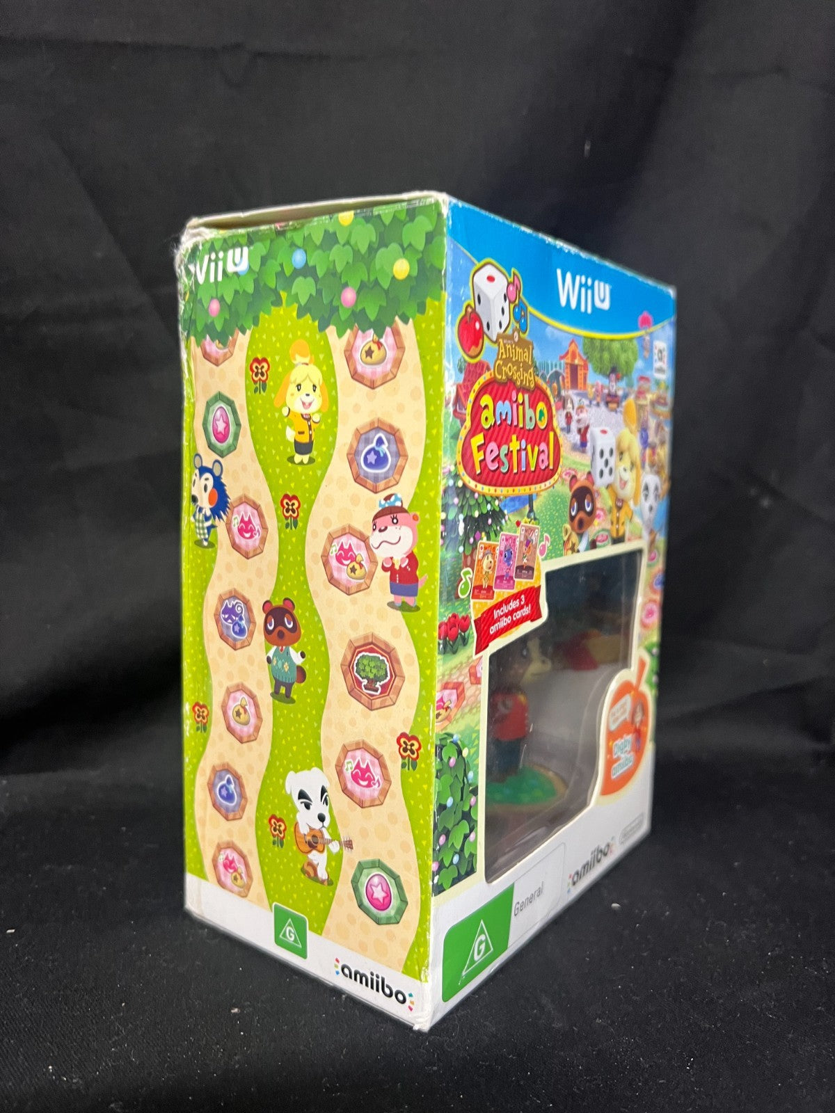 ANIMAL CROSSING AMIIBO FESTIVAL WiI u Game with 2x amiibo NEW