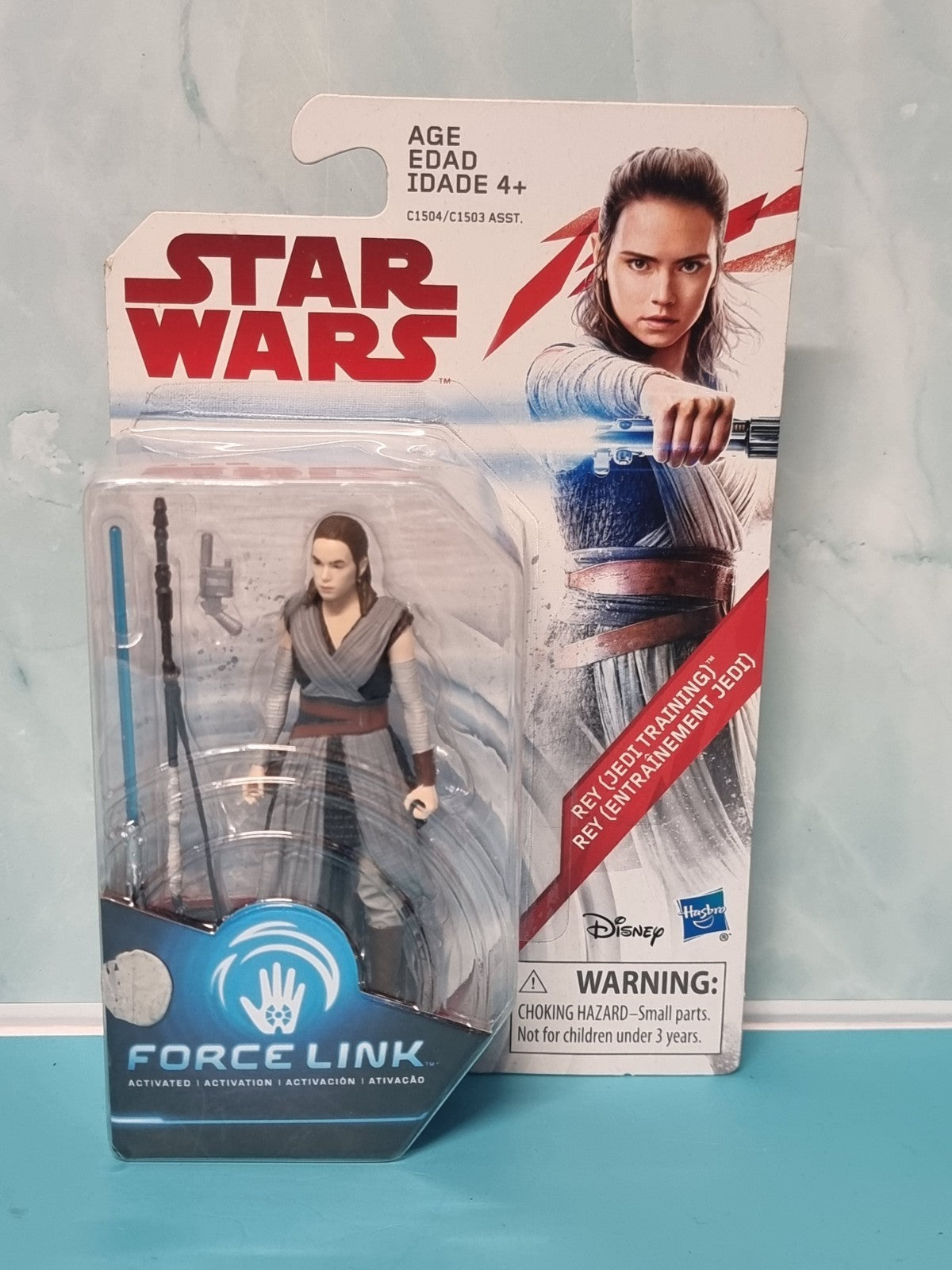Star Wars Force Link - Rey (Jedi Training) Figure 