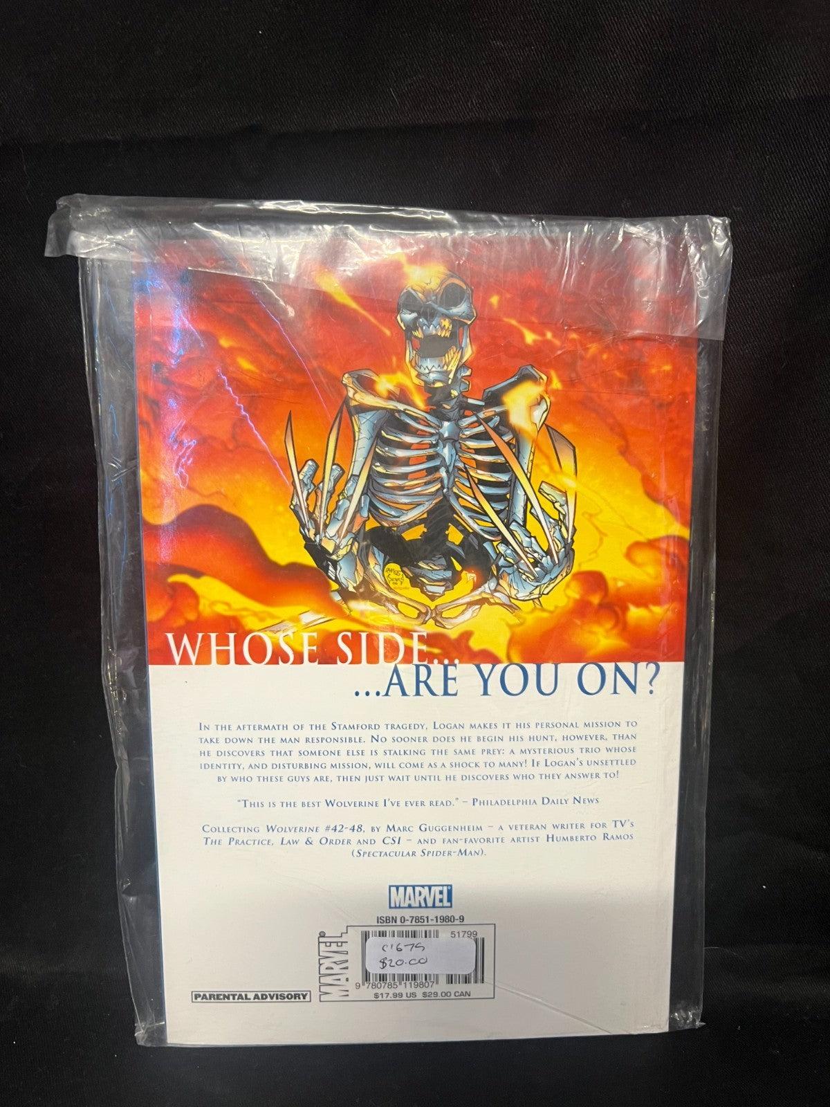 CIVIL WAR WOLVERINE TP TPB Marc Guggenheim Humberto Ramos 2016 NEW