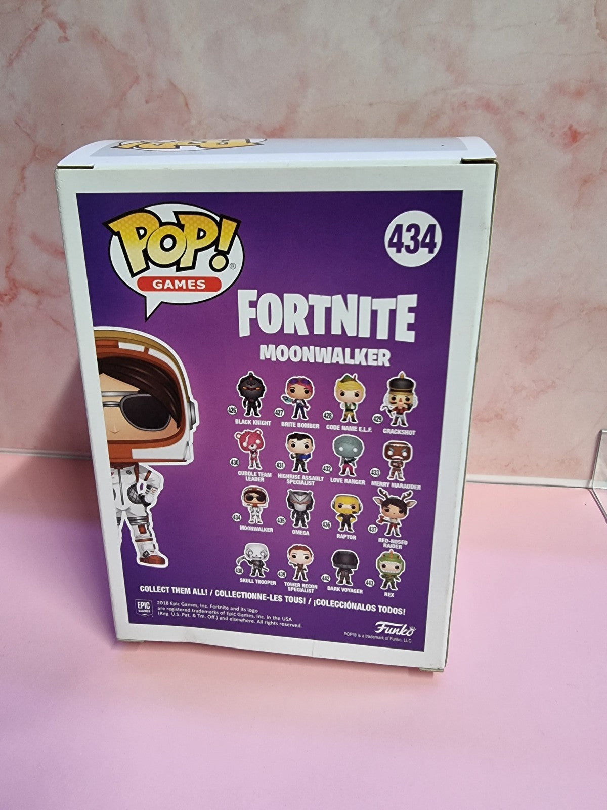Funko Pop Moonwalker Fortnite  #434 ( Box Damaged)