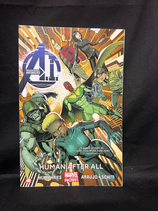 Avengers A.I Volume 1 Human After All Marvel  Graphic Novel - First Printing 