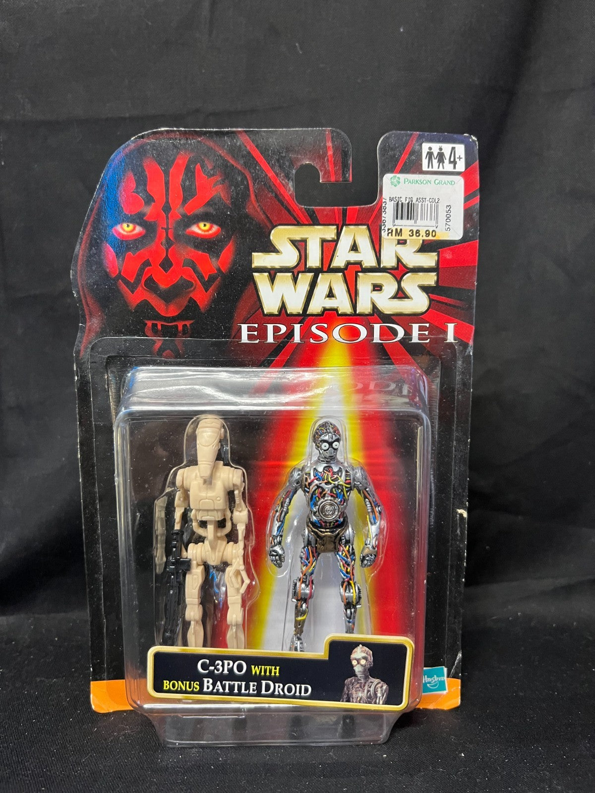 Star Wars Episode 1 The Phantom Menace C-3PO Figure With Bonus Battle Droid