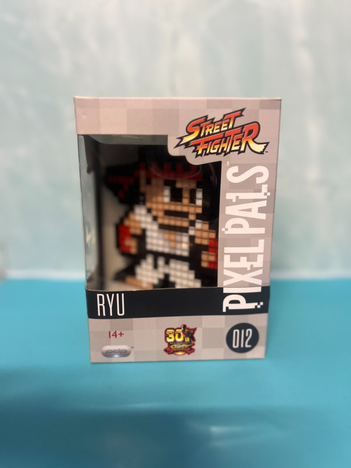 2017 Pixel Pals #012 RYU 1st Edition Street Fighter HTF Light-Up PDP Figure