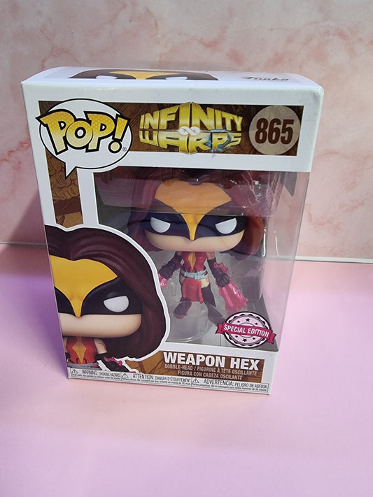 FUNKO POP VINYL INFINITY WARPS WEAPON HEX # 865 - SPECIAL EDITION
