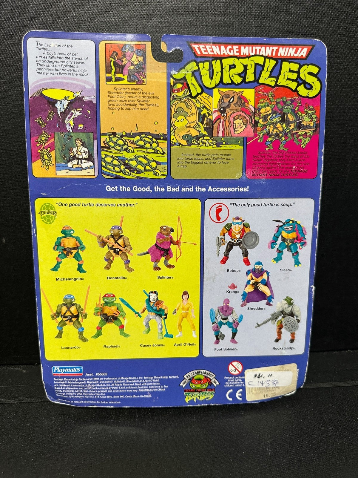 Playmates  Teenage Mutant Ninja Turtles Bepop 25th Anniversary Figure