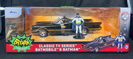 1:24 1966 Batmobile w/Batman Figurine -- Classic TV Series -- JADA