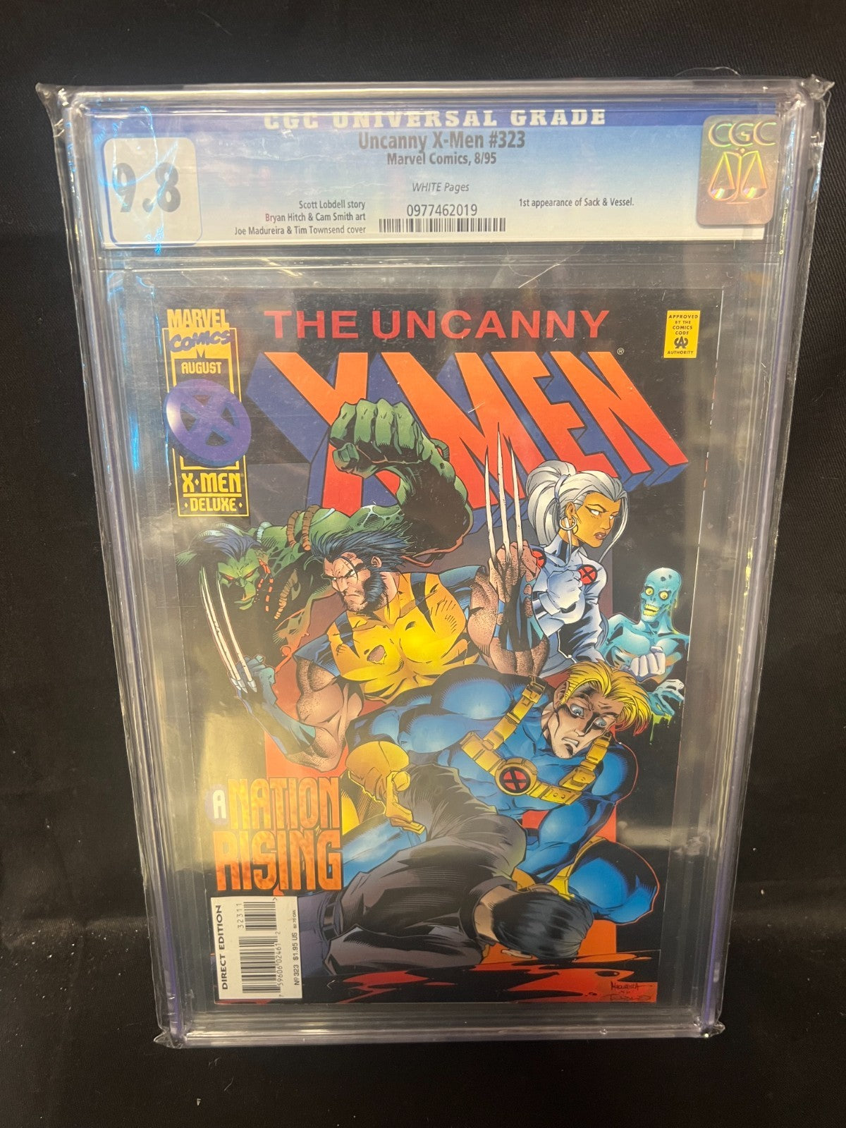 Uncanny X-Men 323 Cgc 9.8 Wolverine Marvel 1995 1st Appearance Of Sack & Vessel