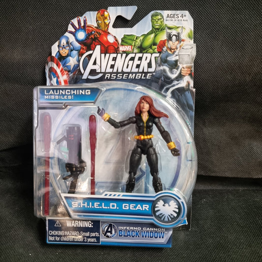 Hasbro Marvel Avnegers Assemble Action Figure Inferno Cannon Black Widow 2013