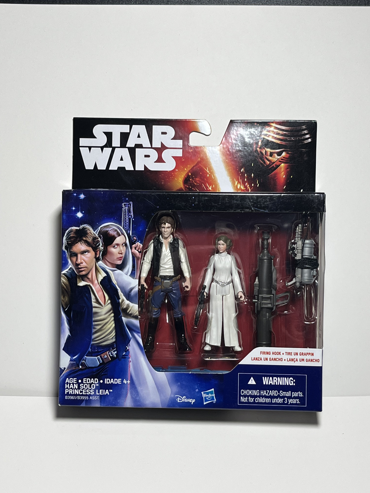 Han Solo & Princess Leia Star Wars TFA 3.75 Action Figure 2 Pack
