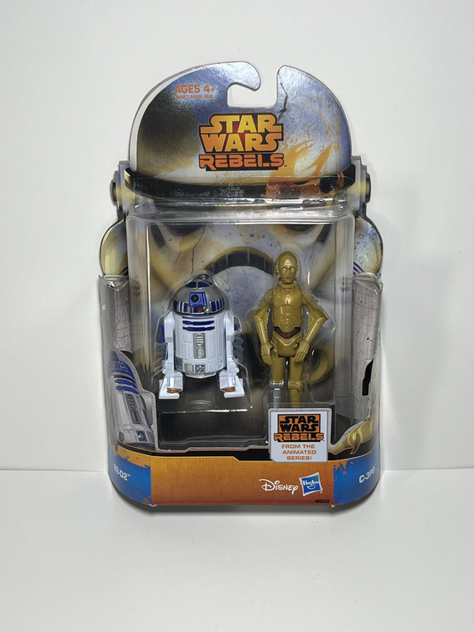 R2-D2 and C-3PO Star Wars Rebels 3.75 2 Pack
