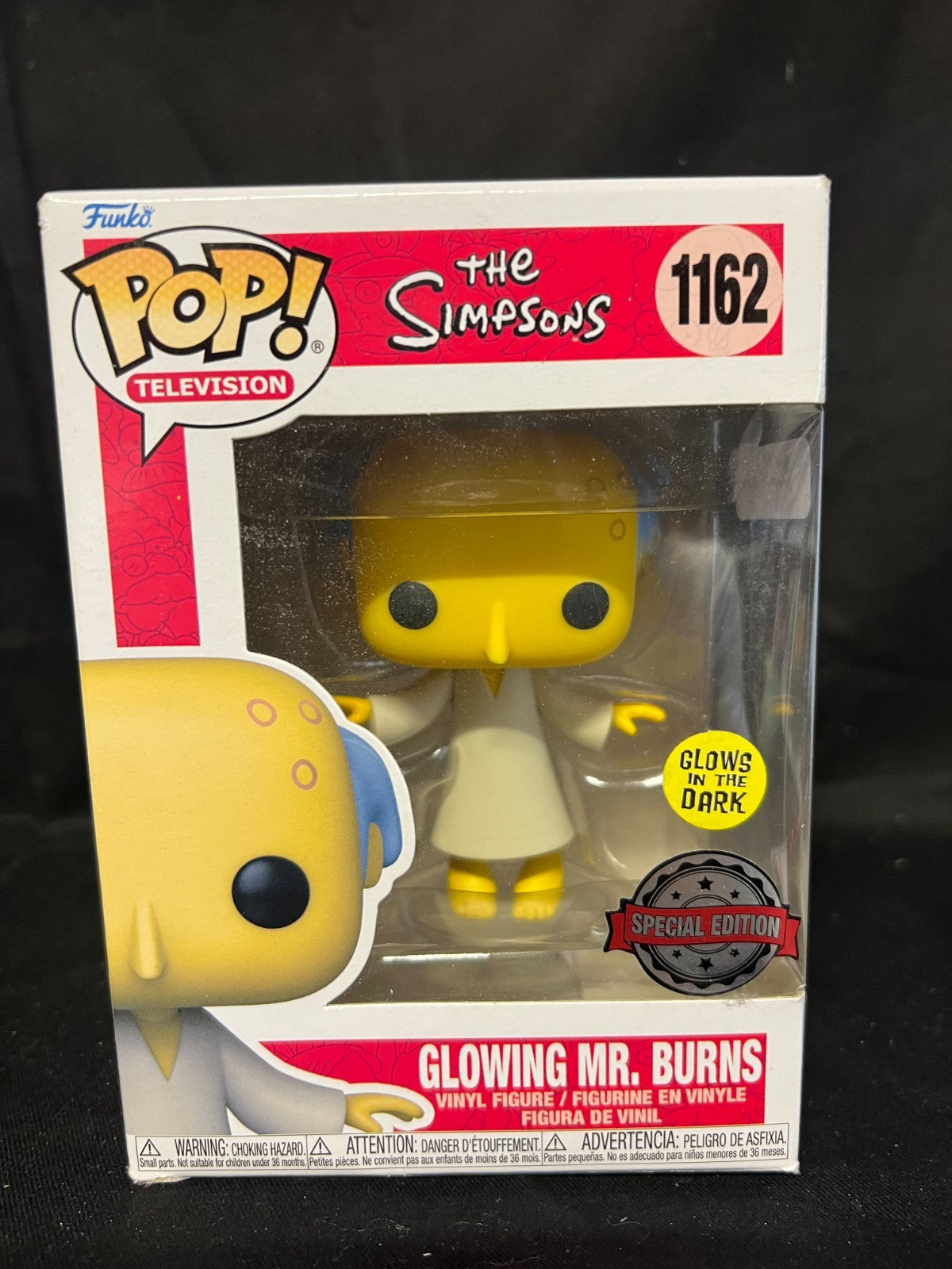 Funko Pop Glowing Mr Burns # 1162 The Simpsons Special Edition Vinyl Figure