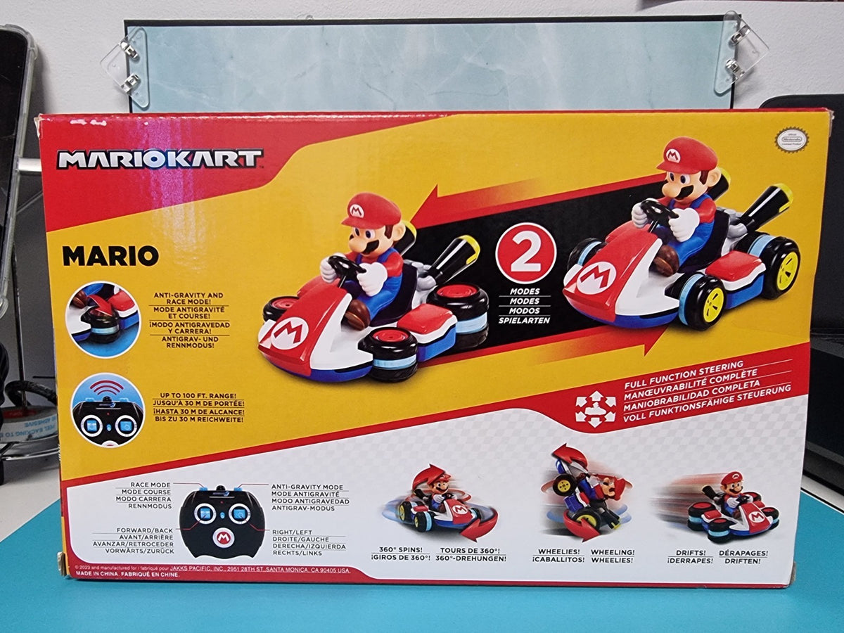 SUPER MARIO KART 8 NINTENDO ANTI-GRAVITY RC RACER REMOTE CONTROL CAR