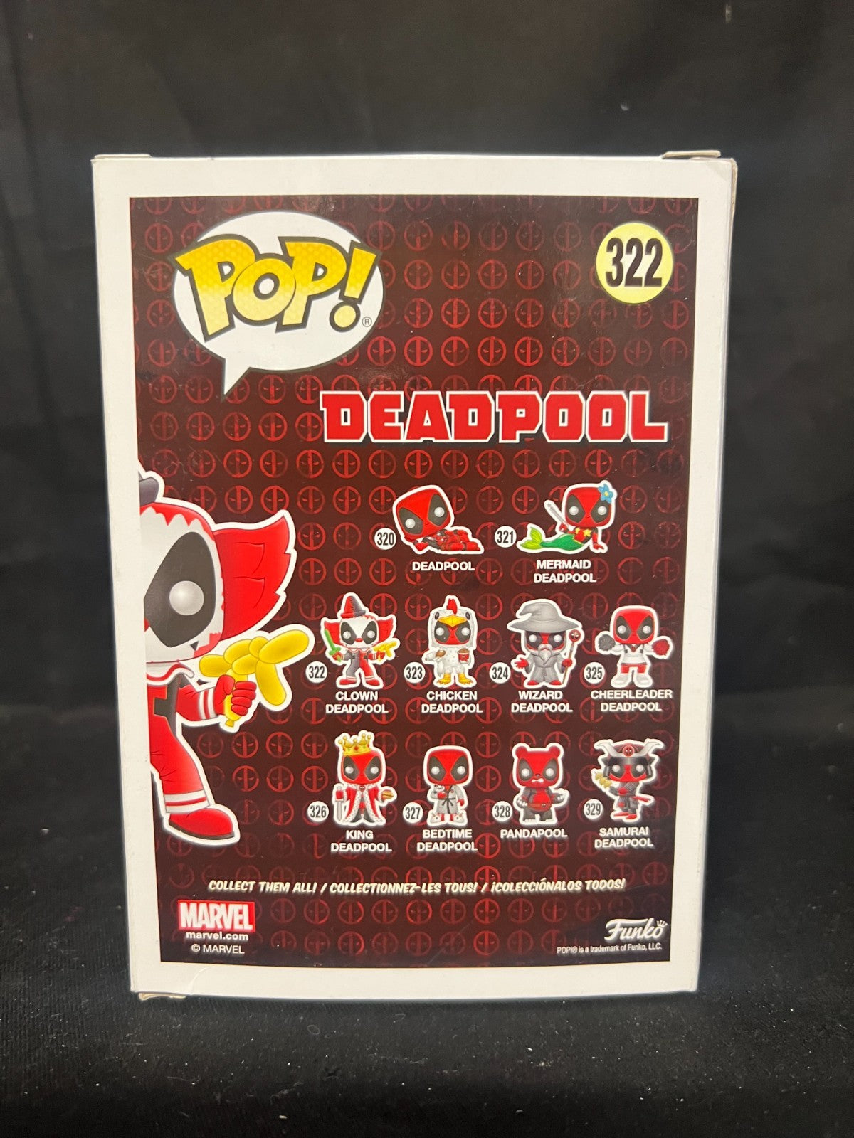 CLOWN DEADPOOL 322 Funko Pop Vinyl